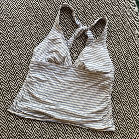Two piece nautical stripe  tankini set - Picture 4 of 7